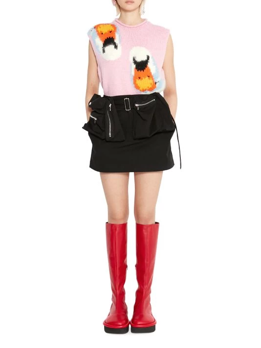 JW Anderson Sleeveless Patterned-Knit Sweater 4 JW Anderson Sleeveless Patterned-Knit Sweater - Image 2