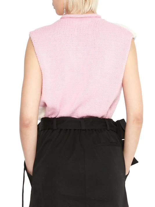 JW Anderson Sleeveless Patterned-Knit Sweater 7 JW Anderson Sleeveless Patterned-Knit Sweater - Image 5