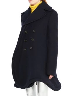 JW Anderson Double-Breasted Structured-Hem Peacoat -Deals JW Anderson And Shiseido Store unnamed file 11