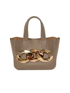 JW Anderson Mini Chain Leather Tote Taupe -Deals JW Anderson And Shiseido Store unnamed file 124