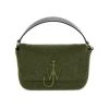 JW Anderson Midi Anchor Felt Shoulder Bag Off White
