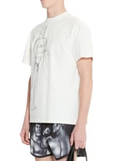 JW Anderson X Tom Of Finland Fitted Short-Sleeved T-Shirt For Men -Deals JW Anderson And Shiseido Store unnamed file 152