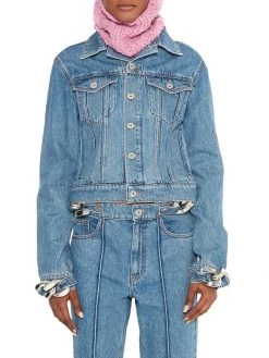 JW Anderson Chain Link Jean Jacket -Deals JW Anderson And Shiseido Store unnamed file 180