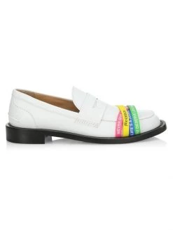 JW Anderson Elastic Leather Loafers White -Deals JW Anderson And Shiseido Store unnamed file 2