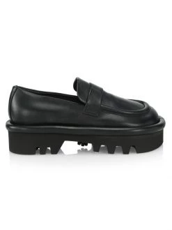 JW Anderson Bumper Leather Platform Lug-Sole Loafers Light Pastel Blue -Deals JW Anderson And Shiseido Store unnamed file 204