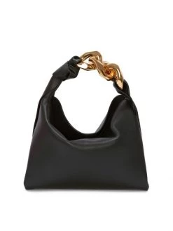 JW Anderson Small Chain Leather Hobo Bag Black -Deals JW Anderson And Shiseido Store unnamed file 224