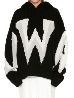 JW Anderson Hooded Knit-Logo Sweater -Deals JW Anderson And Shiseido Store unnamed file 228