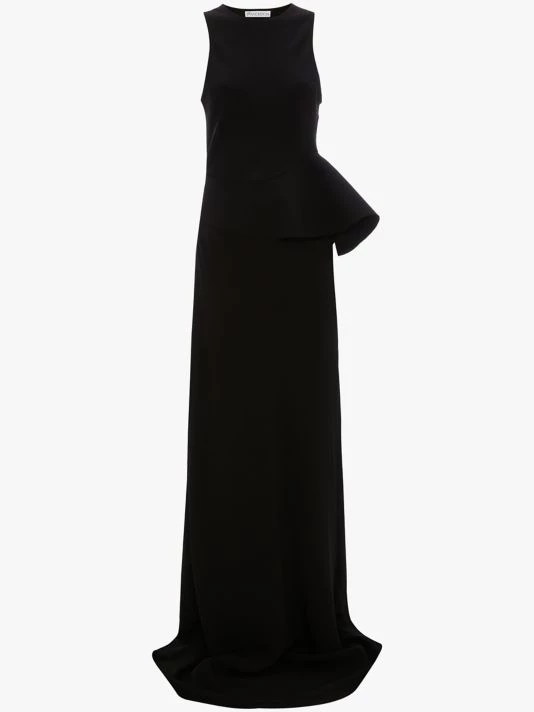 JW Anderson Peplum Waist-Embellished Gown 3 JW Anderson Peplum Waist-Embellished Gown
