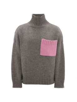 JW Anderson Patch Pocket Turtleneck Sweater