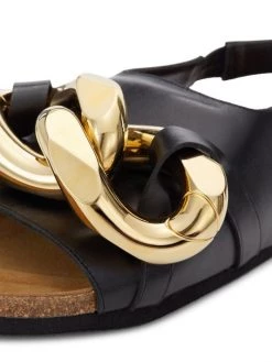 JW Anderson Chainlink Leather Slingback Sandal For Men -Deals JW Anderson And Shiseido Store unnamed file 338