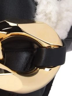 JW Anderson Chain Shearling-Lined Leather Loafer Mules -Deals JW Anderson And Shiseido Store unnamed file 354