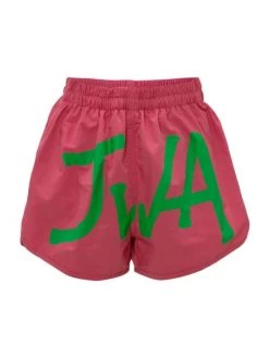 JW Anderson JWA Logo Swim Shorts For Men Navy Yellow