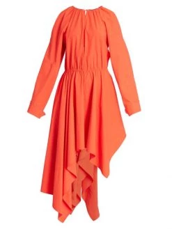 JW Anderson Slit Shoulder Asymmetric Dress