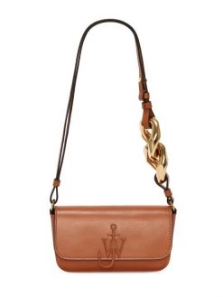 JW Anderson Chain Baguette Leather Anchor Bag Pecan -Deals JW Anderson And Shiseido Store unnamed file 63