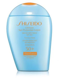 Shiseido Ultimate Sun Protection Lotion WetForce For Sensitive Skin & Children Broad Spectrum SPF 50+