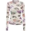 JW Anderson Painterly Eye Print Top