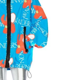 JW Anderson Oversized Hooded Abstract & Logo-Printed Jacket -Deals JW Anderson And Shiseido Store unnamed file 8