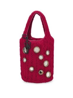 JW Anderson Mirror Knitted Shopper Hot Pink -Deals JW Anderson And Shiseido Store unnamed file 95