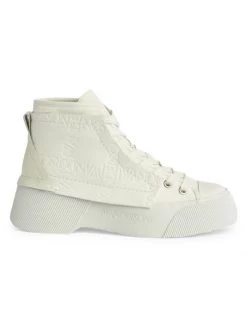 JW Anderson Logo Embossed High-Top Sneakers For Men